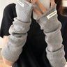 Half Finger Winter arm Sleeves for women