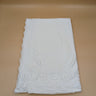 Cotton Double Stretch with Lace embroidery stiching in L shape