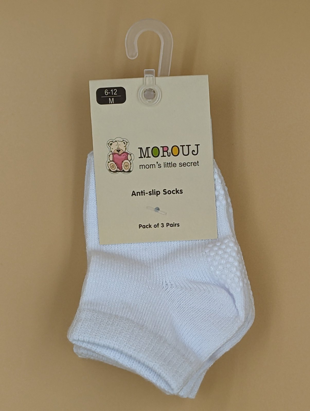 3 Pairs Baby Anti-Slip Rubber socks