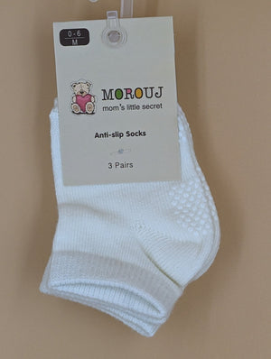 3 Pairs Baby Anti-Slip Rubber socks