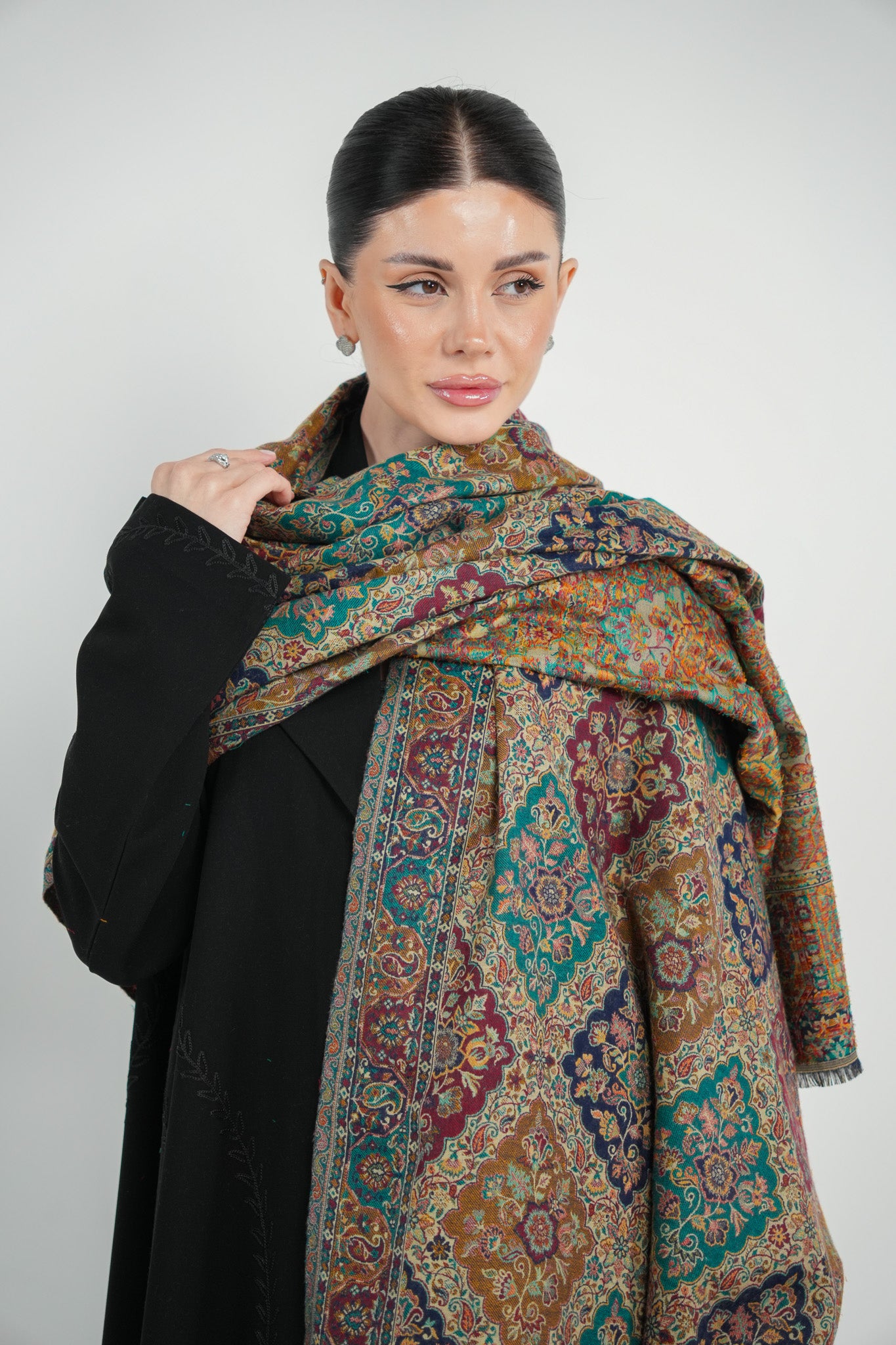 Kalamkari Pashmina Shawl
