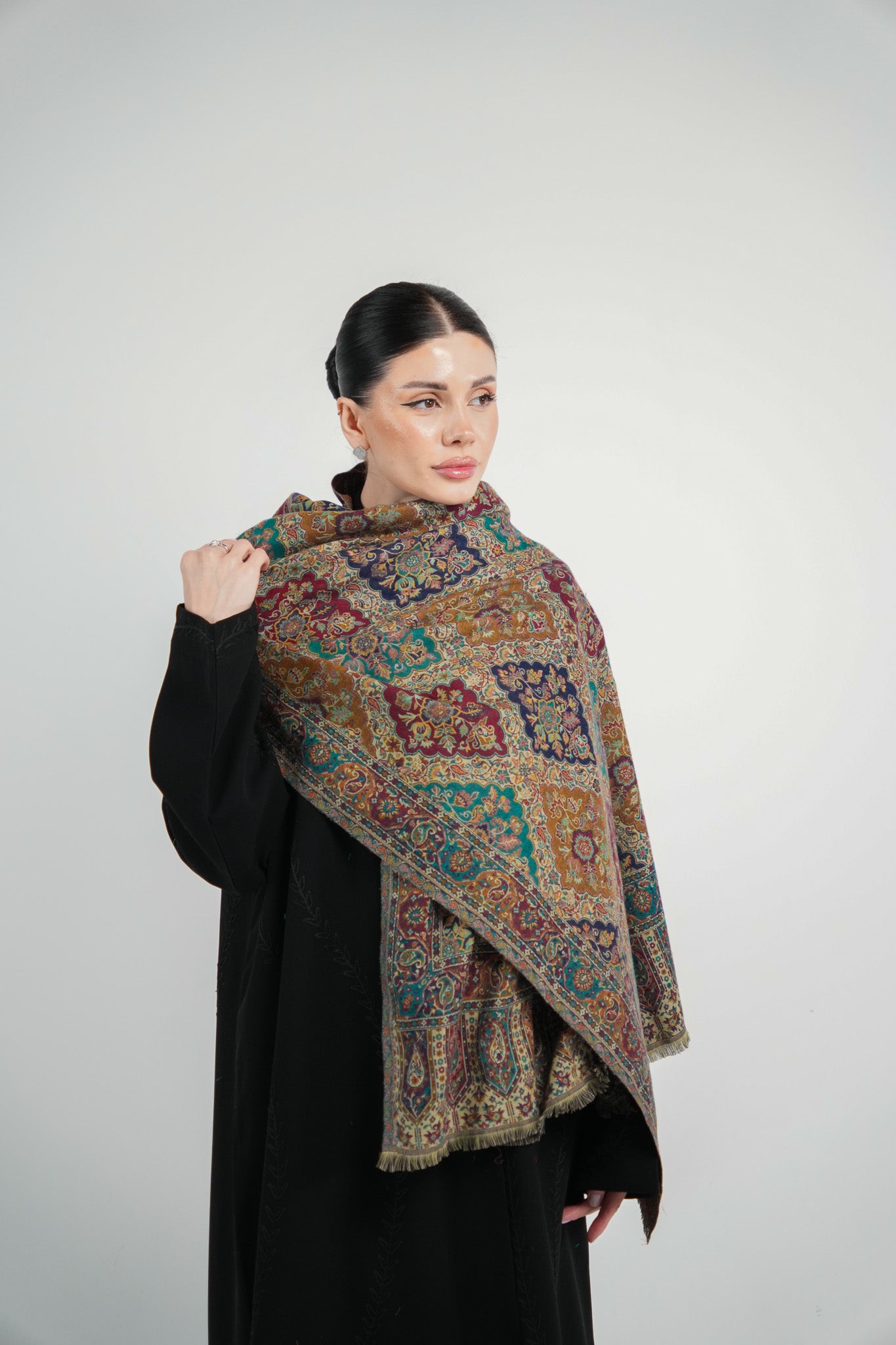 Kalamkari Pashmina Shawl