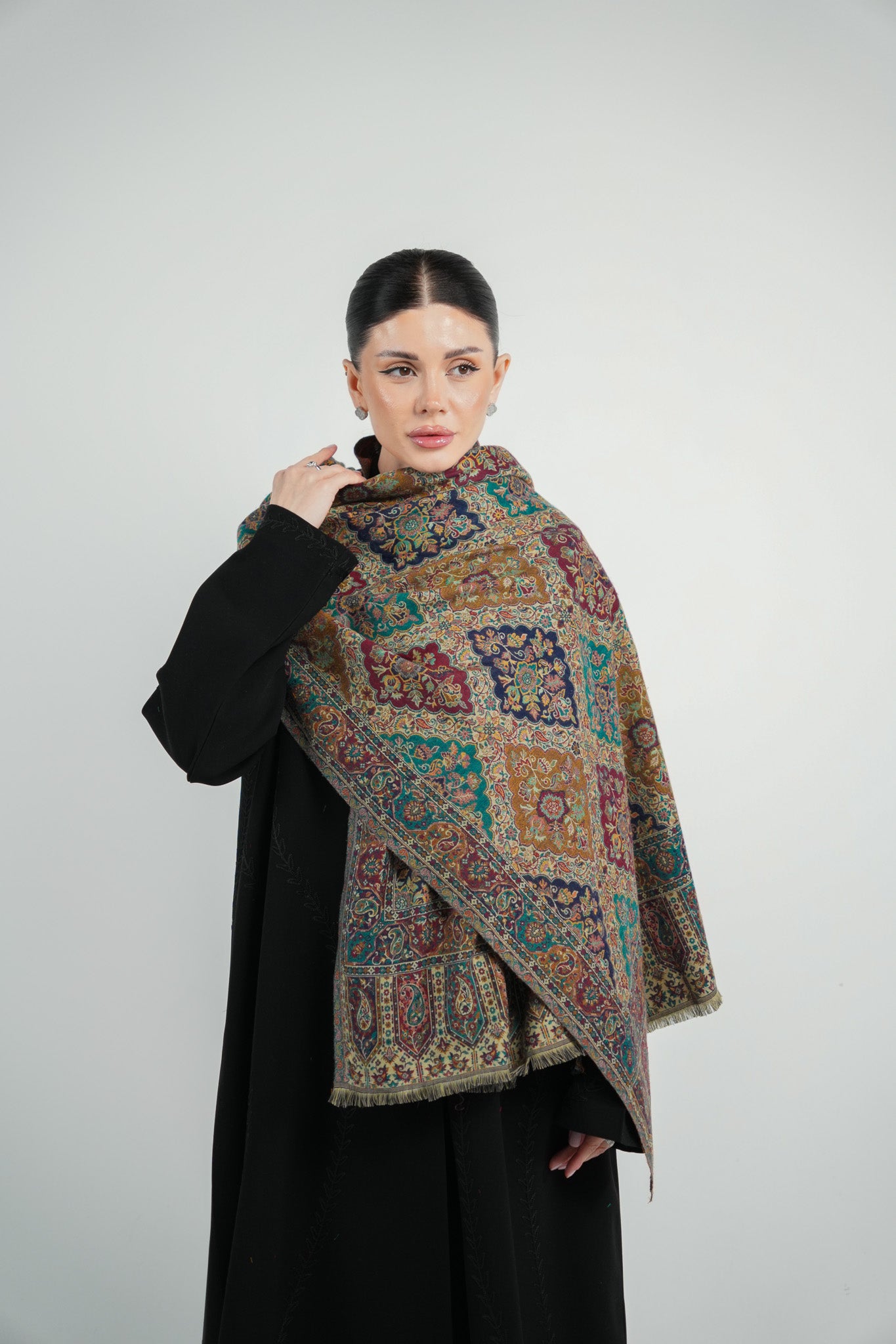 Kalamkari Pashmina Shawl