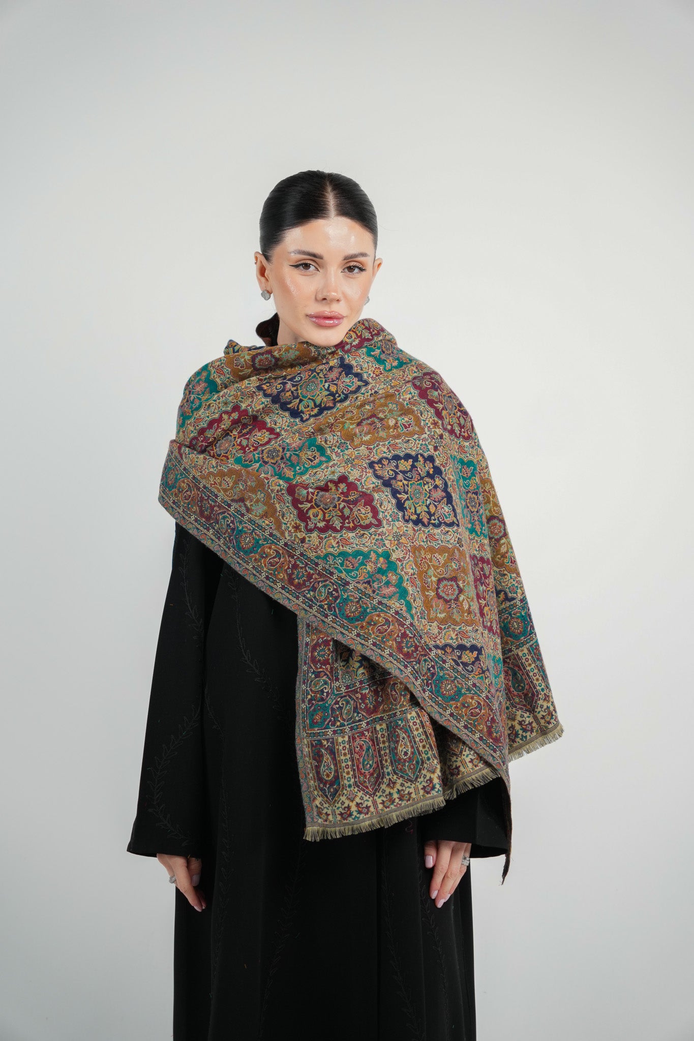 Kalamkari Pashmina Shawl