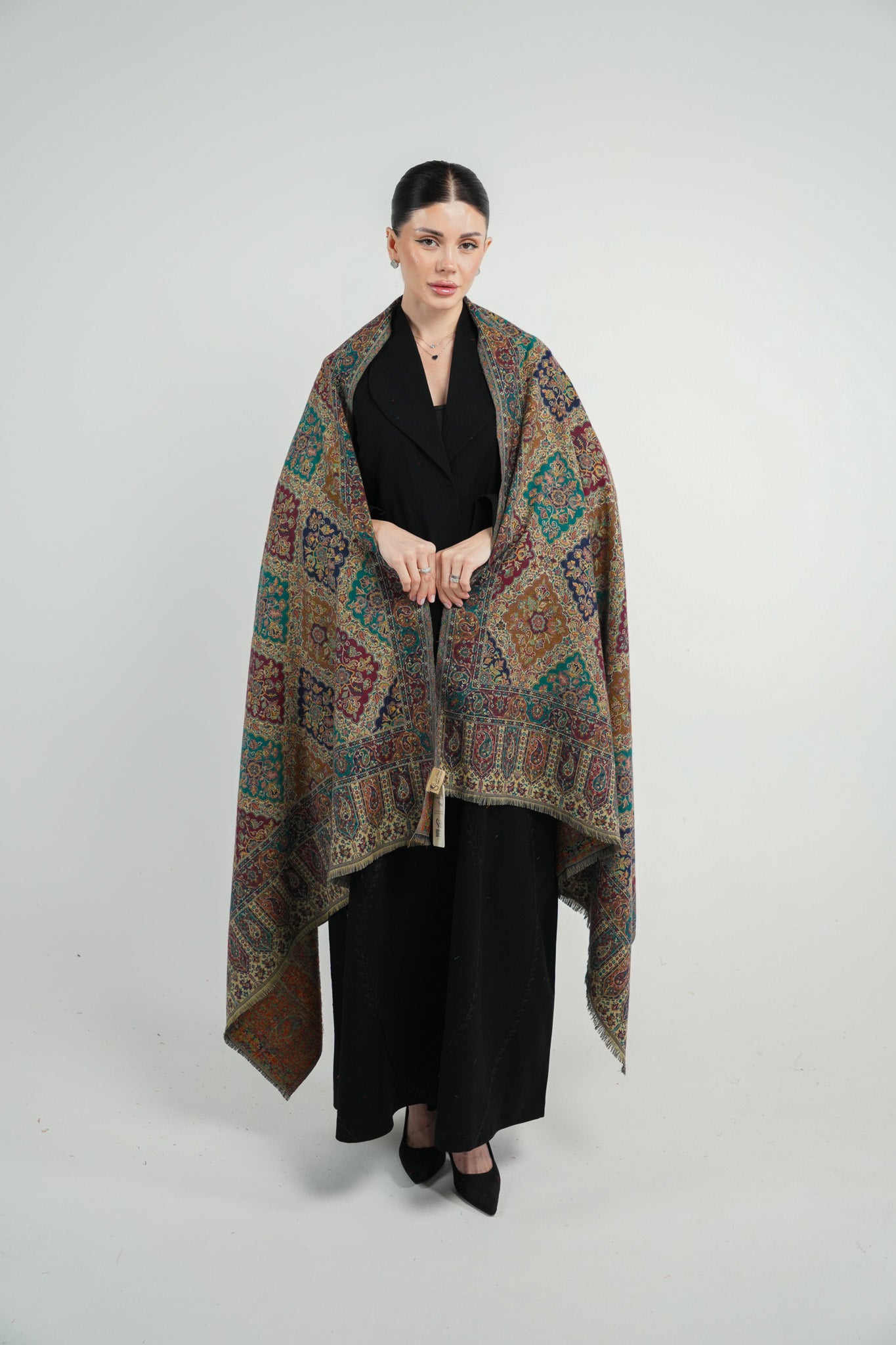 Kalamkari Pashmina Shawl