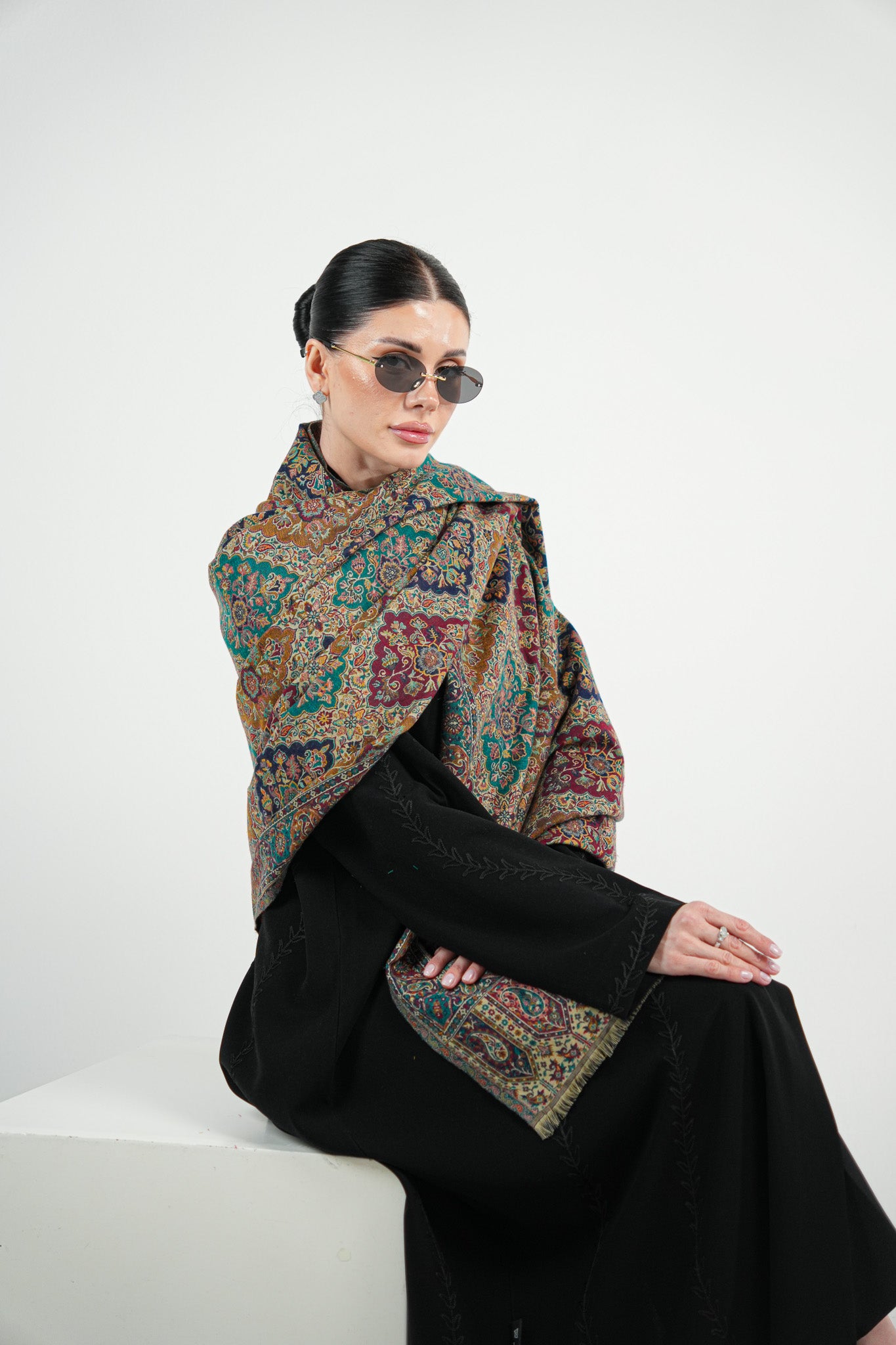 Kalamkari Pashmina Shawl