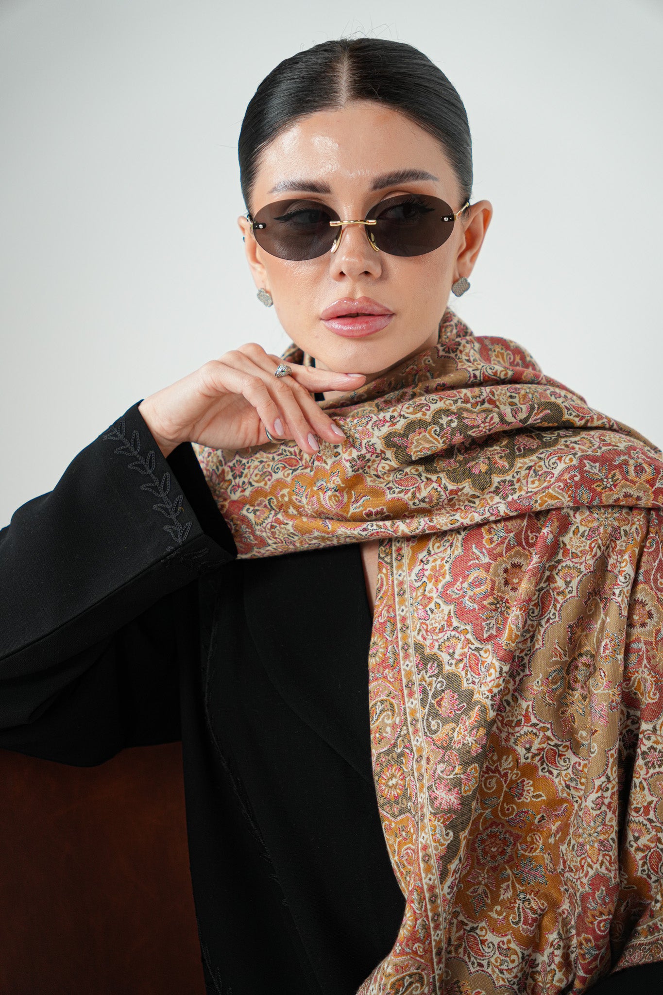 Kalamkari Pashmina Shawl