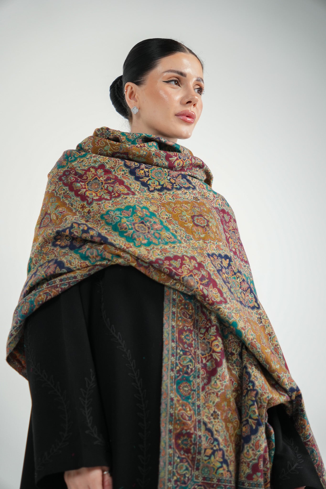 Kalamkari Pashmina Shawl