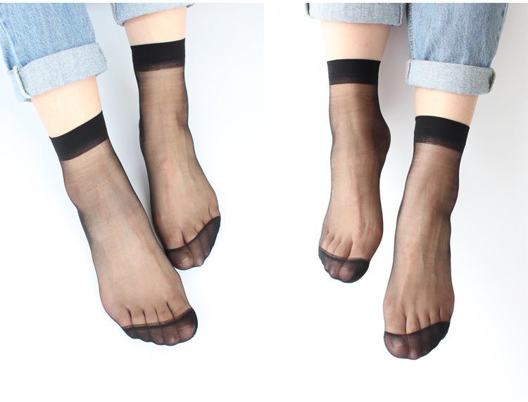 Transparent roll Socks for Women