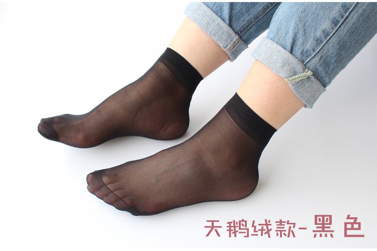 Transparent roll Socks for Women