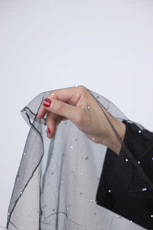 Hijab Tur With Full Crystal