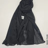 Shaash Turkey High Quality Scarf Black / Plain (Hijab)