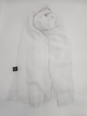 Taiyyab Light Weight Scarf White Linen