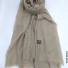 Taiyyab Light Weight Scarf Dark Beige Linen