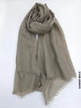 Taiyyab Light Weight Scarf Darker Beige Linen