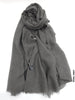 Taiyyab Light Weight Scarf Marl Grey Linen