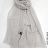 Taiyyab Light Weight Scarf Grey Beige Linen