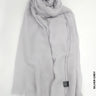 Taiyyab Light Weight Scarf Silver Grey Linen