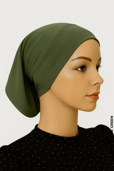 Amta Murabba Cap Undercap Olive Green undercaps