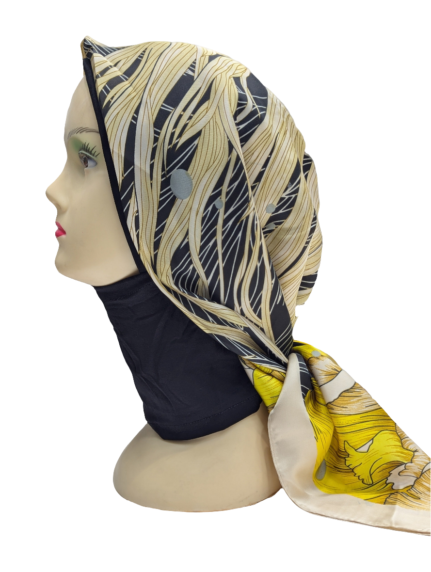 وشاح فوري تحت القبعة مع حجاب مربع | 29 تصميم