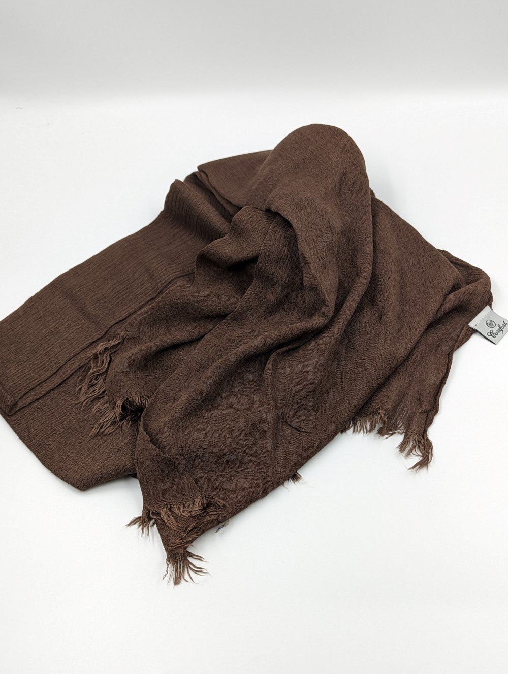 Linen crush scarf for summer