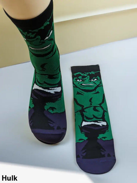 Cartoon Graphic Socks | Long Socks | Marvel Addition