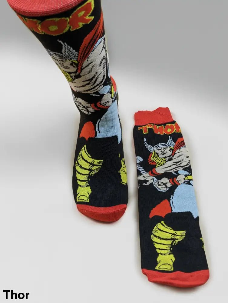 Cartoon Graphic Socks | Long Socks | Marvel Addition