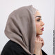 Cashmere Viscose Hijab Chocolate Beige / Plain Scarf (Hijab)
