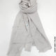 Cashmere Linen Hijab For Winter Light Grey / Plain Scarf (Hijab)
