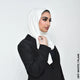 Cashmere Viscose Hijab Off White / Plain Scarf (Hijab)