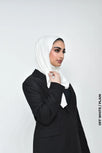Cashmere Viscose Hijab Off White / Plain Scarf (Hijab)