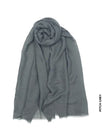Comfort Linen Scarf for Summer Pitch Grey Linen Scarf