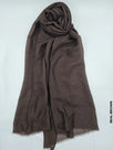Comfort Linen Scarf for Summer Real Brown Linen Scarf