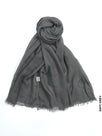 Comfort Linen Scarf for Summer Zaiti Grey Linen Scarf