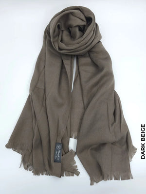 Comfort Winter Shawl Hijab Dark Beige Products