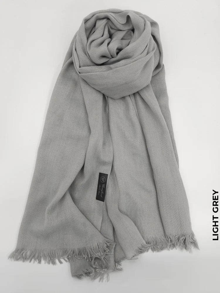 Comfort Winter Shawl Hijab Light Grey Products