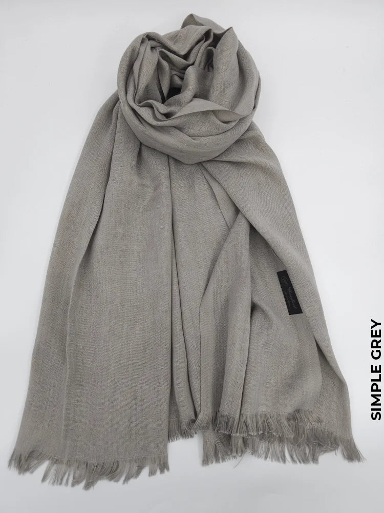 Comfort Winter Shawl Hijab Simple Grey Products