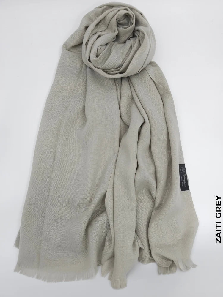 Comfort Winter Shawl Hijab Zaiti Grey Products