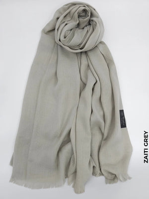 Comfort Winter Shawl Hijab Zaiti Grey Products