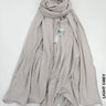 Cotton Italy Hijab | خام قطن ايطالي حجاب Light Grey Scarf (Hijab)