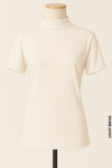 Cut Sleeves Cotton T-Shirt | Nus Kum Light Beige Winter Products