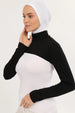 Ladies innerwear highneck with sleeves