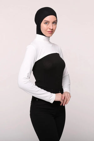 Ladies innerwear highneck with sleeves