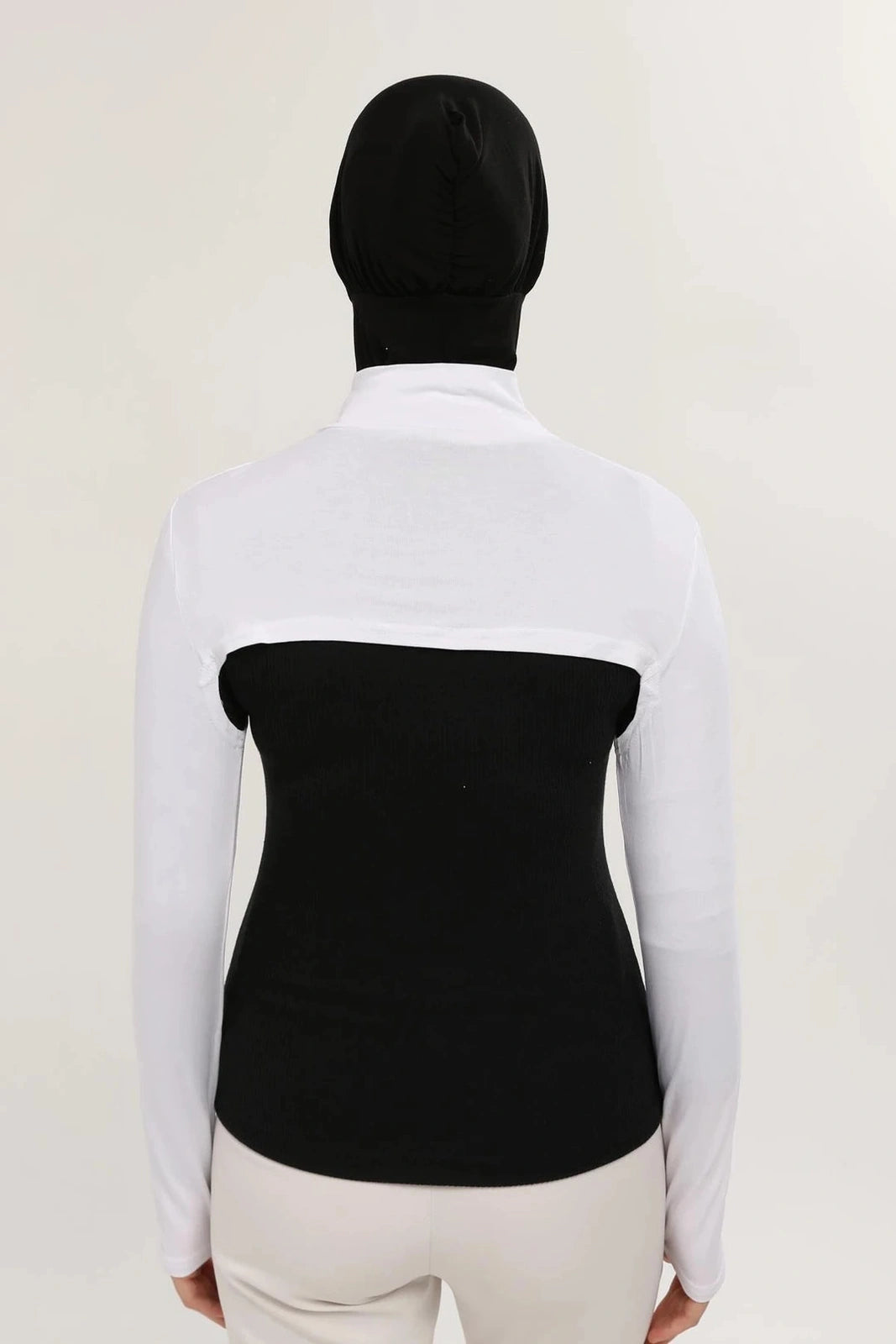 Ladies innerwear highneck with sleeves