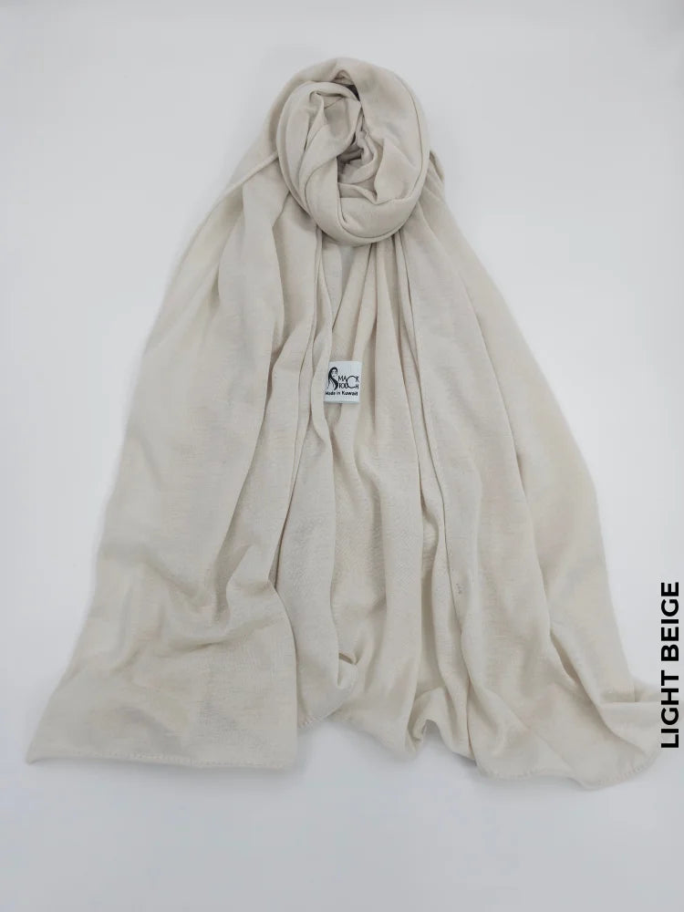 Japani Hijab | حجاب ياباني Light Beige Scarf (Hijab)