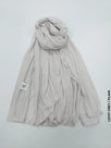 Kleenex Cotton Hijab Light Grey / Plain Scarf (Hijab)