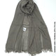 Kresha Thailendi Hijab Normal (175 x 75 cm) / Darker Grey Linen Scarf