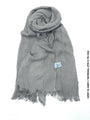 Kresha Thailendi Hijab Grey n Grey / Normal (175 x 75 cm) Linen Scarf