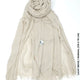 Kresha Thailendi Hijab Normal (175 x 75 cm) / Light Beige Linen Scarf