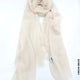 Lightweight Small Size Shawl Hijab Cream Beige Scarf (Hijab)